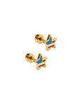 Screwback Stud Earrings - Liberty