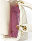 Heart-Quilted Bag Fushia