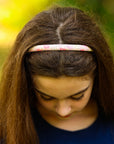 Thin Floral Headband - Non Slip Hair Accessories for Kids