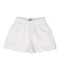 Laura White Twill Kid's Shorts