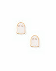 Screwback Stud Earrings - Ghost