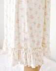 Ribbed Bamboo Nightgown in Ellie Floral
