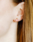 Screwback Stud Earrings - Birthday Cake