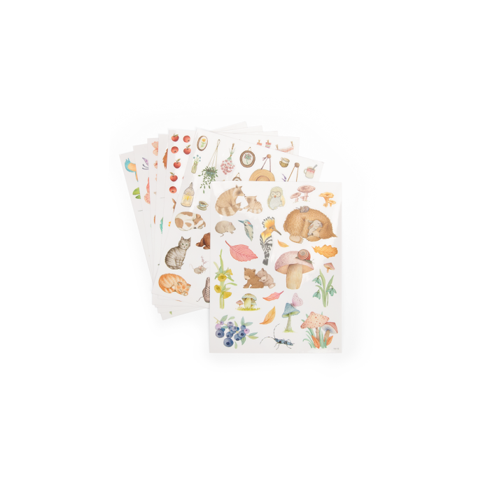 Rosalies Coloring book (20 pages) w/ 230 stickers