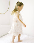Ribbed Bamboo Nightgown in Ellie Floral
