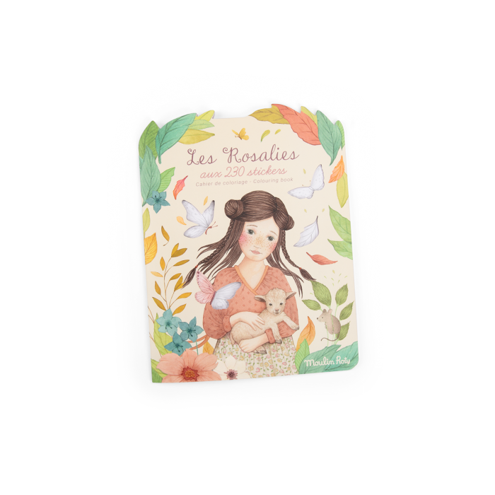 Rosalies Coloring book (20 pages) w/ 230 stickers