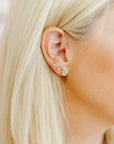 Screwback Stud Earrings - Tulip Cowgirl Boot