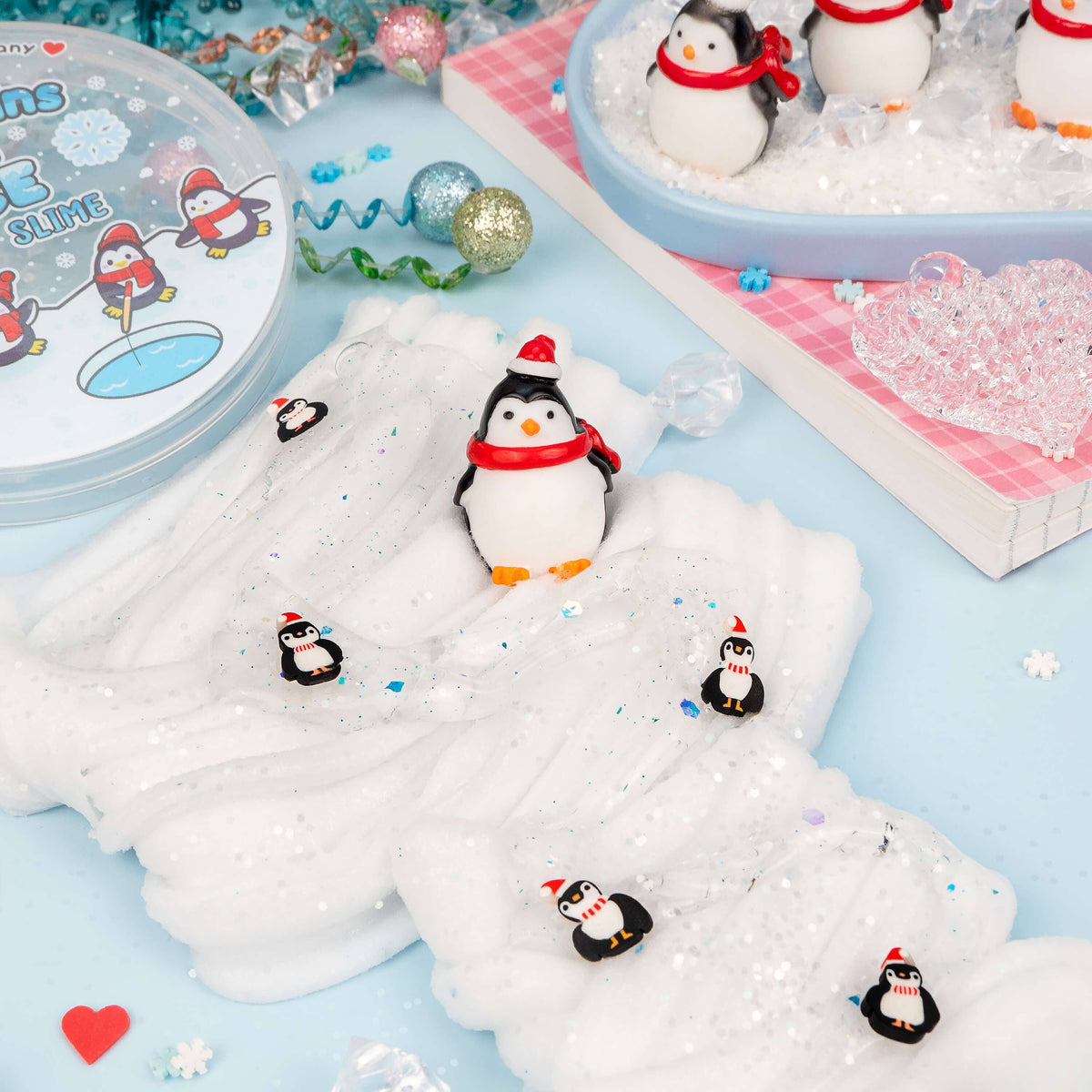 Penguins On Ice Jelly Signature Dome™ Slime