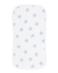 Blue Stars Print Burp Cloth