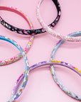 Thin Floral Headband - Non Slip Hair Accessories for Kids