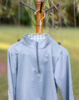 Baxter Quarter Zip - Oval Room Blue/Thacker Plaid Brown