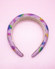 Kids Heart Headband - Padded Rhinestone Hair Band for Girls