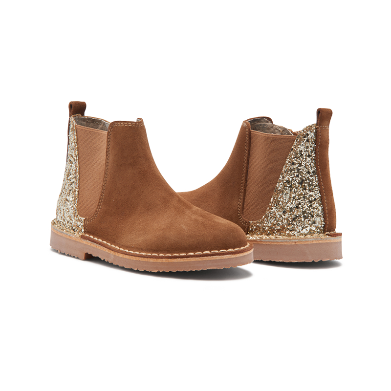 Olivia Camel Chelsea Boots