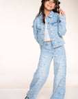 Relaxed Wide Leg Jeans (Copy)