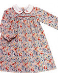Fall Flowers girl Long Sleeve Float Dress Pima