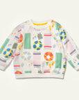 Recycled Cotton Beach Kid Sweatshirt