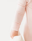 Bamboo Convertible Romper in Pink Sand