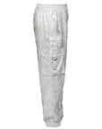 CARGO POCKET METALLIC JOGGER PANTS