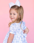 Bunny Toile Girl Bubble
