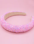 Kids Padded Headband - Chunky Sequin Hair Band