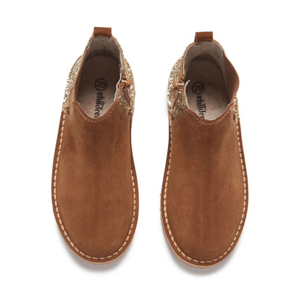 Olivia Camel Chelsea Boots