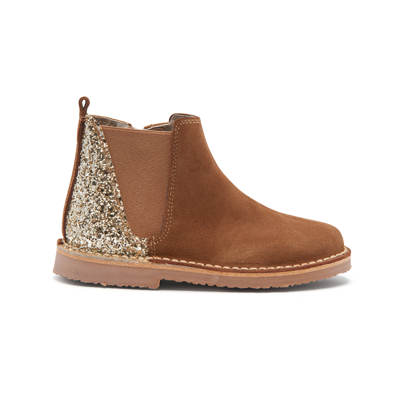 Olivia Camel Chelsea Boots