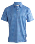 Albatross Polo - Golf Tees Azure