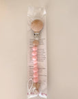 Pacifier Clip - Pink and Blue