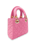 Heart-Quilted Bag Fushia
