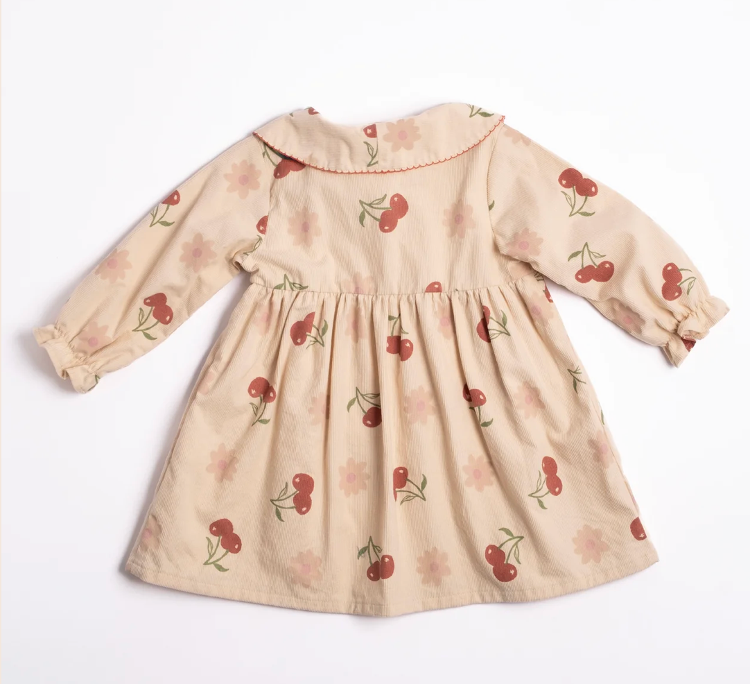 Clementine Dress in Cherry Bloom