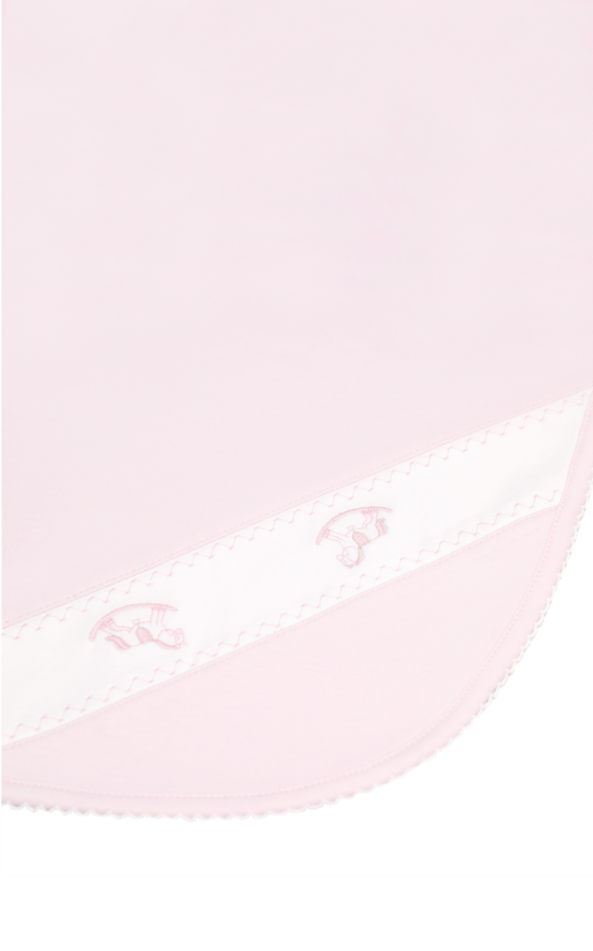 Pink Rocking Horse Embroidered blanket