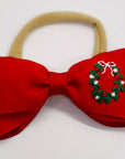 Christmas Wreath Baby Headband