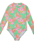 Coastal Shells Sustainable LS Surf Suit