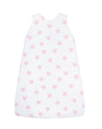 Pink Stars Print Winter Sack