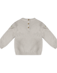 Ivy Floral Embroidered Baby Knit Pullover (Organic Cotton)