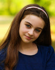 Thin Floral Headband - Non Slip Hair Accessories for Kids