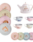 Suitcase - Tea Party Metal Set The Rosalies