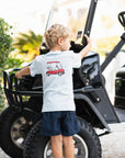 Red Golfcart Graphic Tee