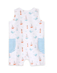 Sailboat Baby Shortie Romper (Organic Jersey)