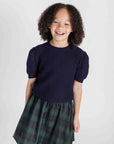 Plaid Bubble Skirt