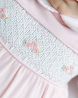 Willow's Classics Smocked Short Sleeve Bubble - Pink