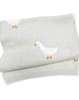 Duck Waddle - Organic Jacquard Knit Baby Blankets