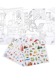 Coloring Books & Stickers - Explorer Theme