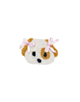 Spotted Girl Puppy Collared Pima Footie | Lt Pink