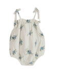 Anais Floral Baby Romper + Headband (Linen Blend)