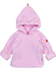 Light Pink Warmplus Fleece Favorite Jacket Wrap Close