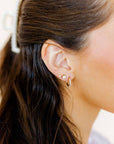 Screwback Stud Earrings - Juliet Clear 5mm