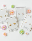 Screwback Stud Earrings - Lark Butterfly