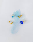 Screwback Stud Earrings - Kay Blue