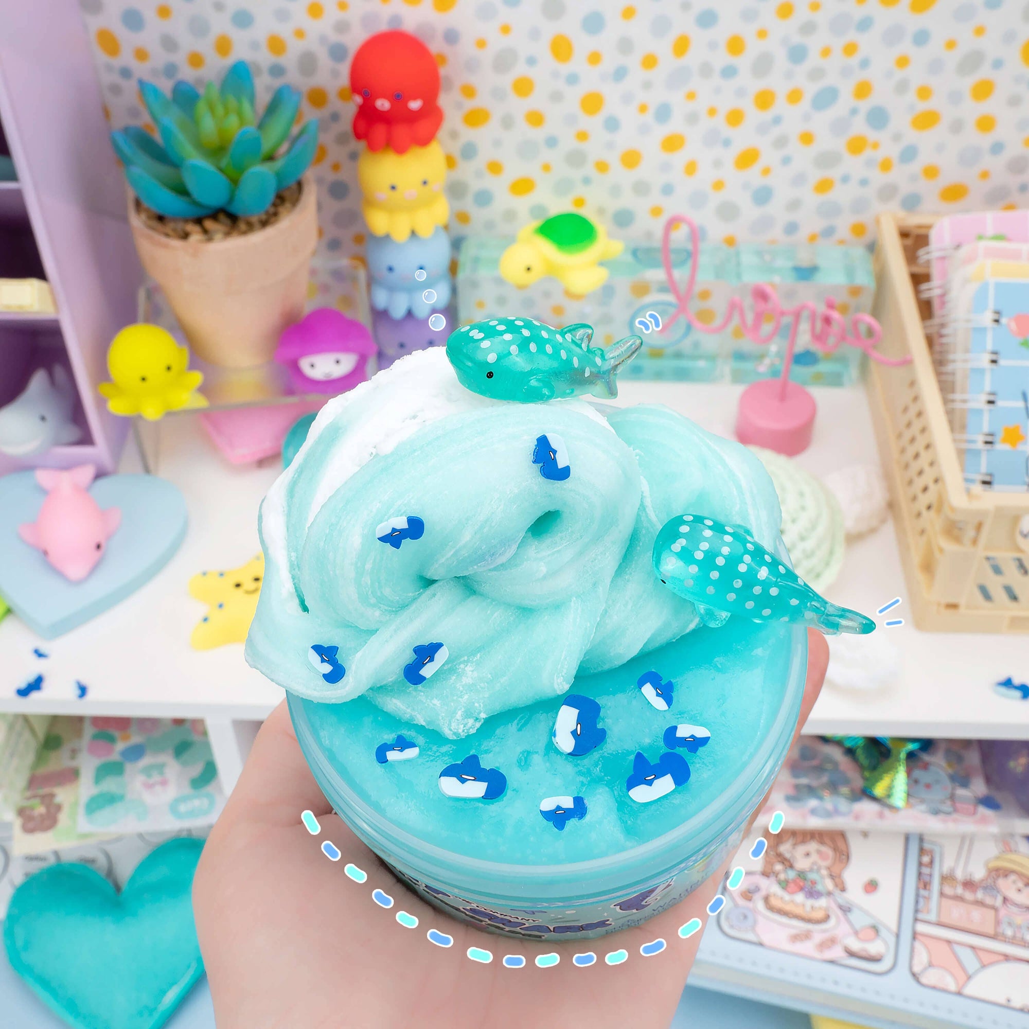 Gummy Shark Jelly Creme Slime (4pcs/case)